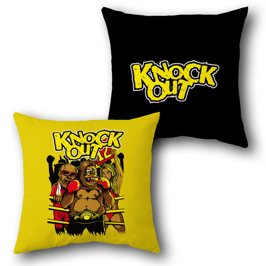 Knockout Beast Cushion (Front & Back Design)