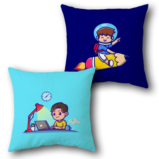 Little Dreamer Double-Sided Kids Cushion
