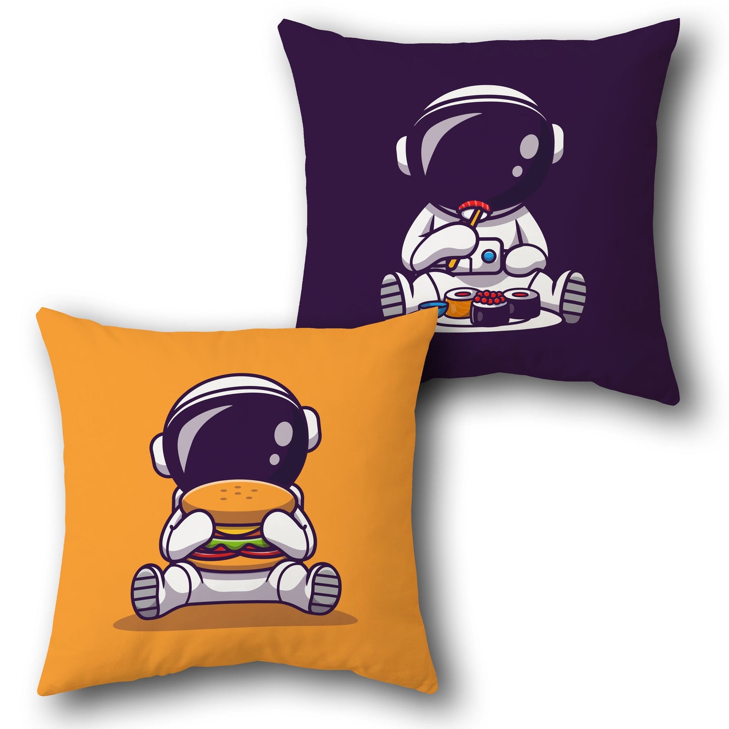 Astronaut Foodie Cushion – Single (Front & Back)