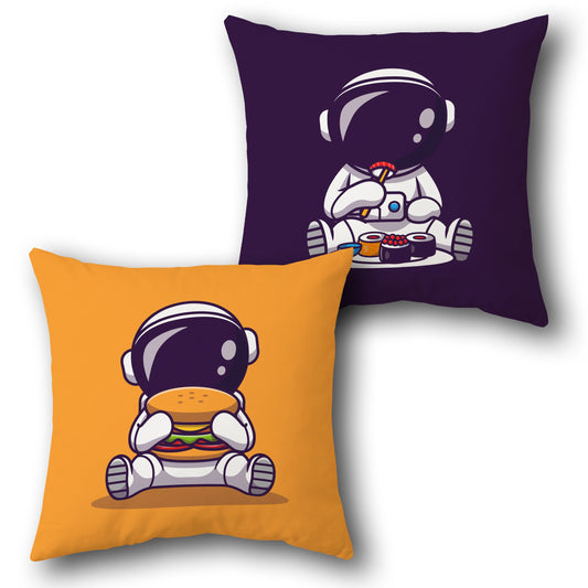 Astronaut Foodie Cushion – Single (Front & Back)
