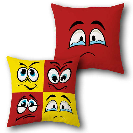 Sad Emoji Cushion (Front & Back)