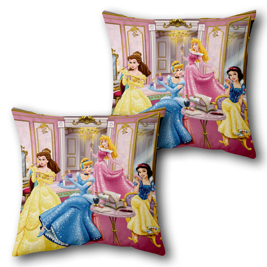 Disney Princess Glamour   Design Cushion Single (Front & Back)
