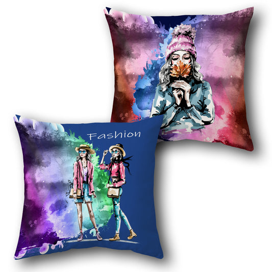 Fashion Duo Cushion (Front & Back)