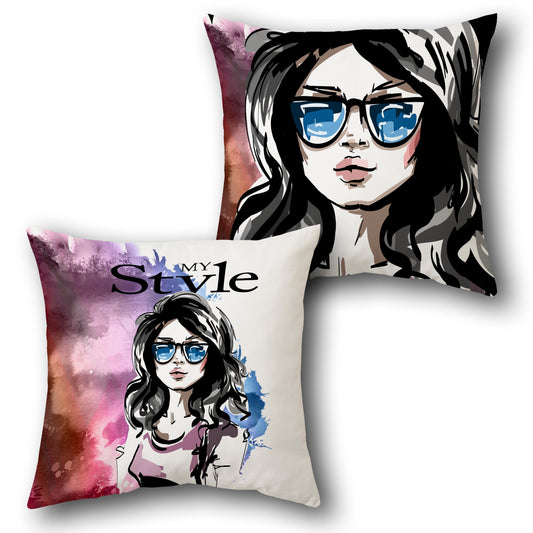 My Style Lady Cushion (Front & Back)