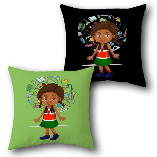 School Girl Cushion (Front & Back)