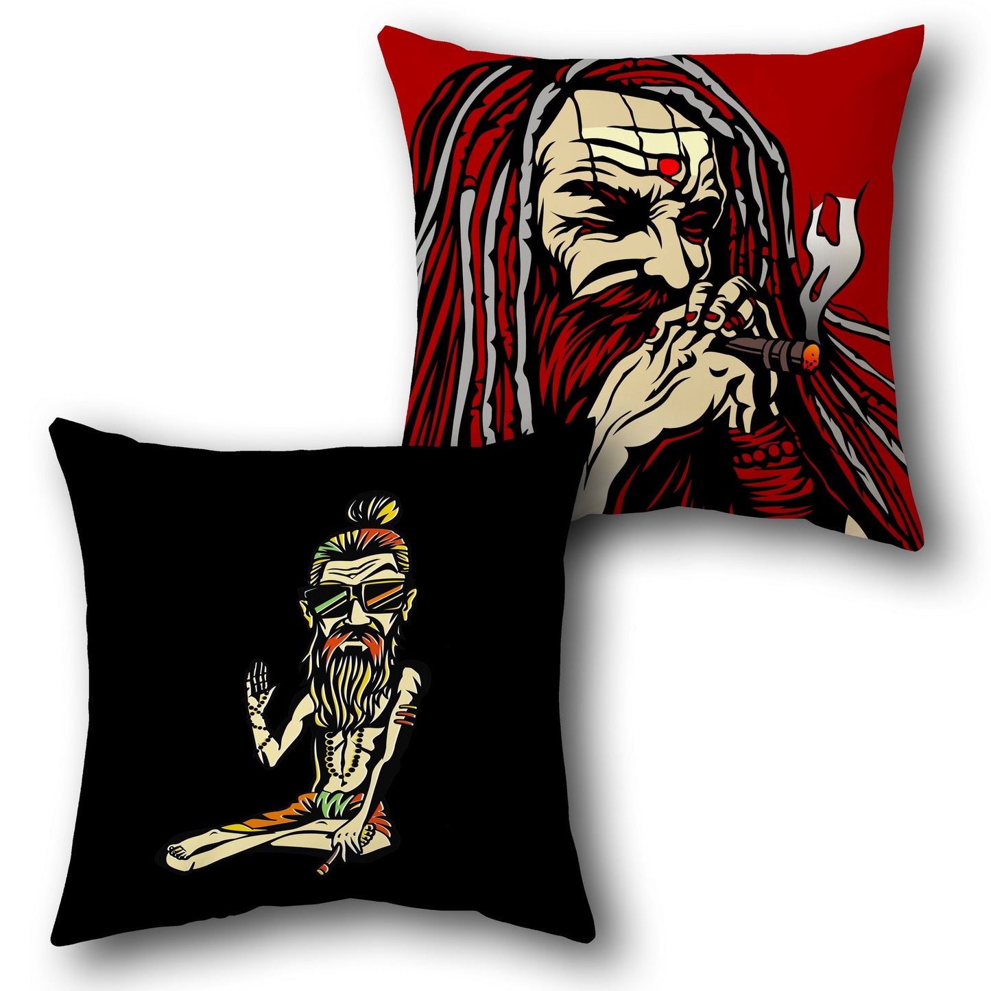 Chill Sadhu Single Cushion (Front & Back)