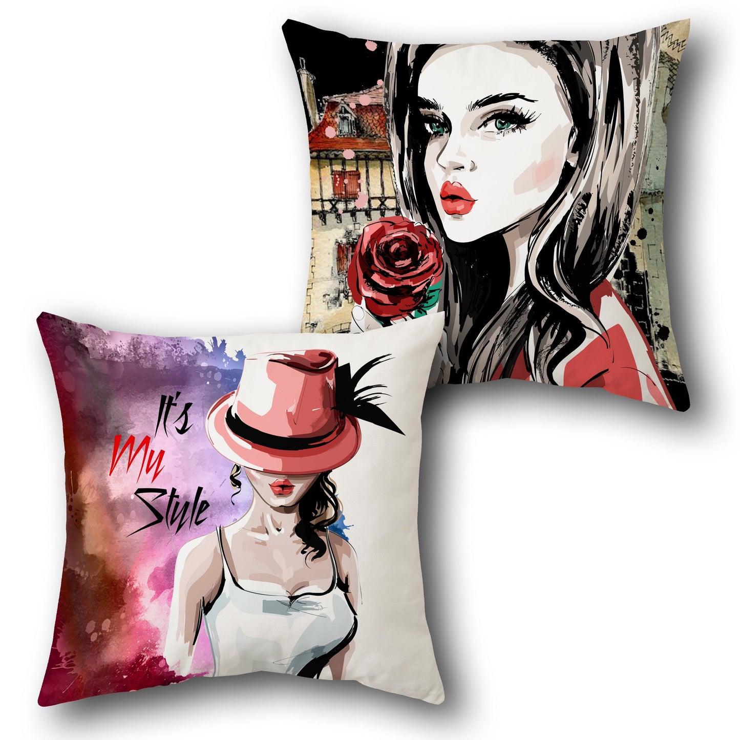 It's My Style Lady Single Cushion (Front & Back)