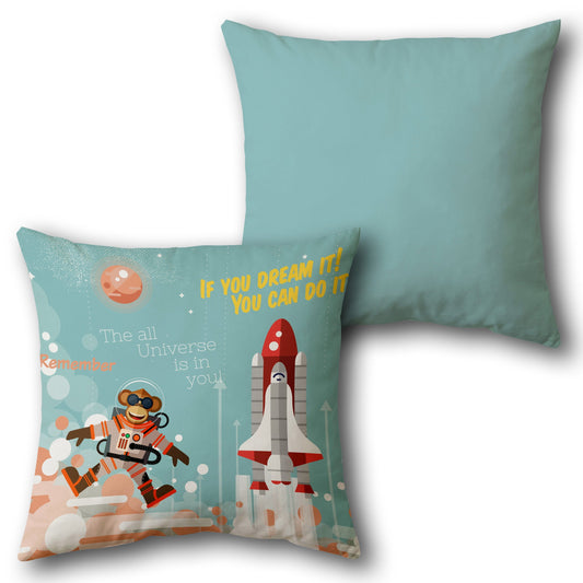 Space Dreamer  Design Cushion Single (Front & Back)