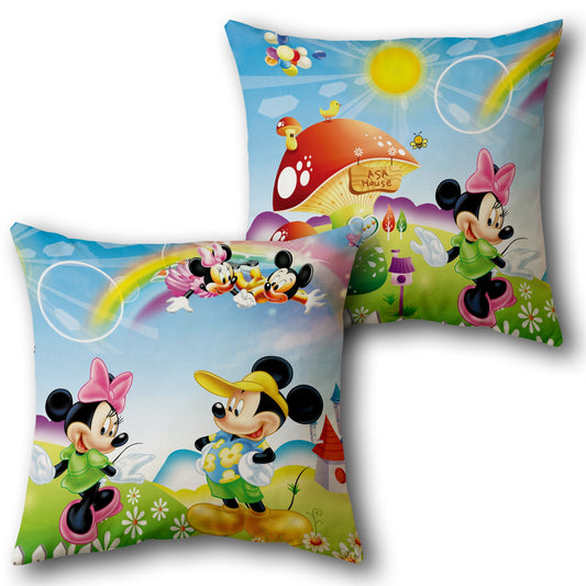 Rainbow Valley  Design Cushion Single (Front & Back)