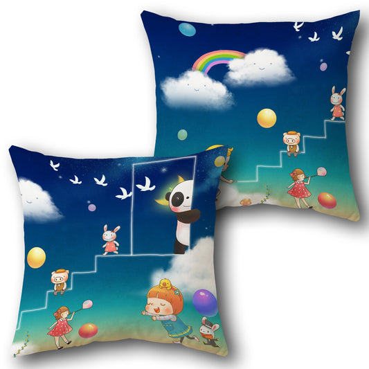 Dreamy Sky Steps   Design Cushion Single (Front & Back)