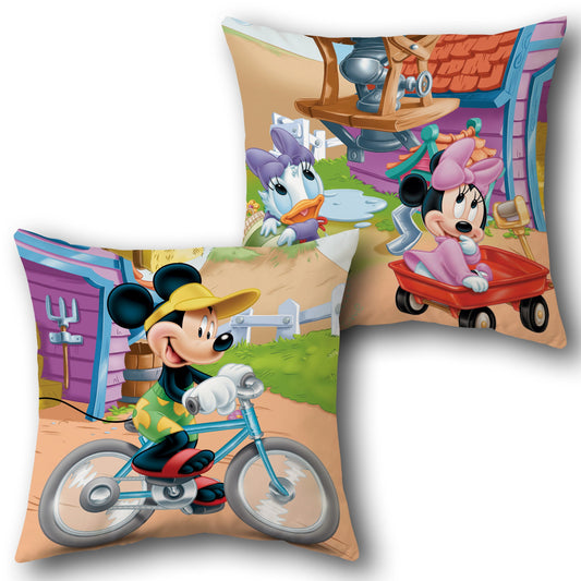 Mickey's Countryside Ride   Design Cushion Single (Front & Back)