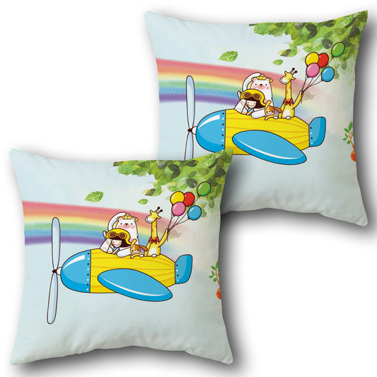 Animal Adventure   Design Cushion Single (Front & Back)