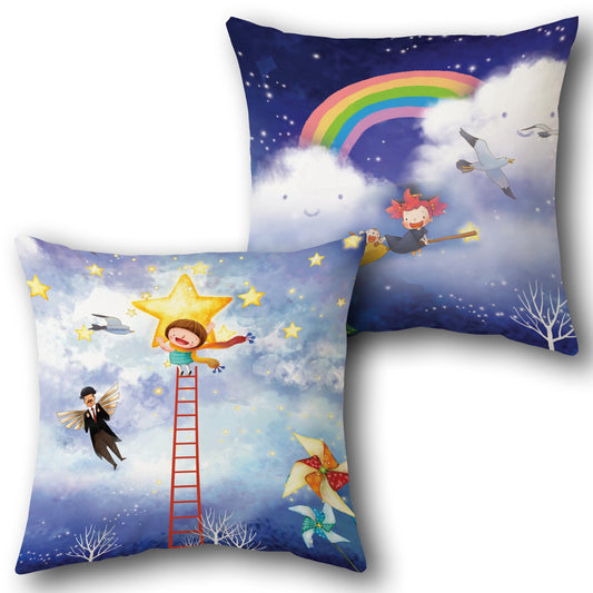 Starry Sky Adventure   Design Cushion Single (Front & Back)