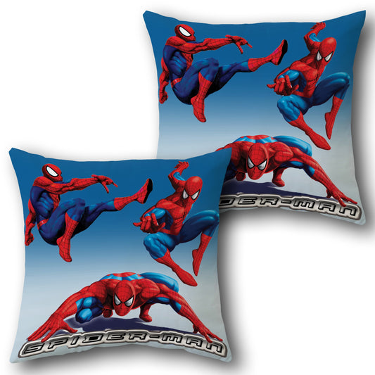 Spider-Man Action Blue   Design Cushion Single (Front & Back)
