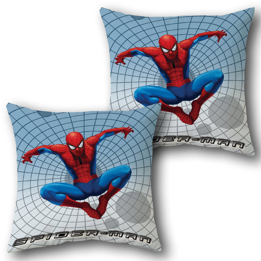 Spider-Man Web Blue   Design Cushion Single (Front & Back)