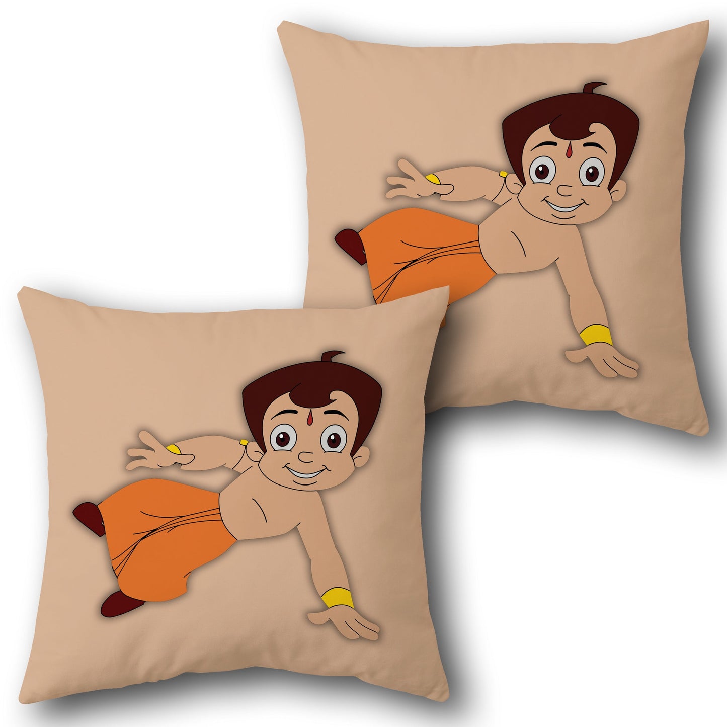 Chhota Bheem Adventure   Design Cushion Single (Front & Back)