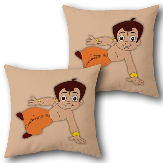 Chhota Bheem Adventure   Design Cushion Single (Front & Back)