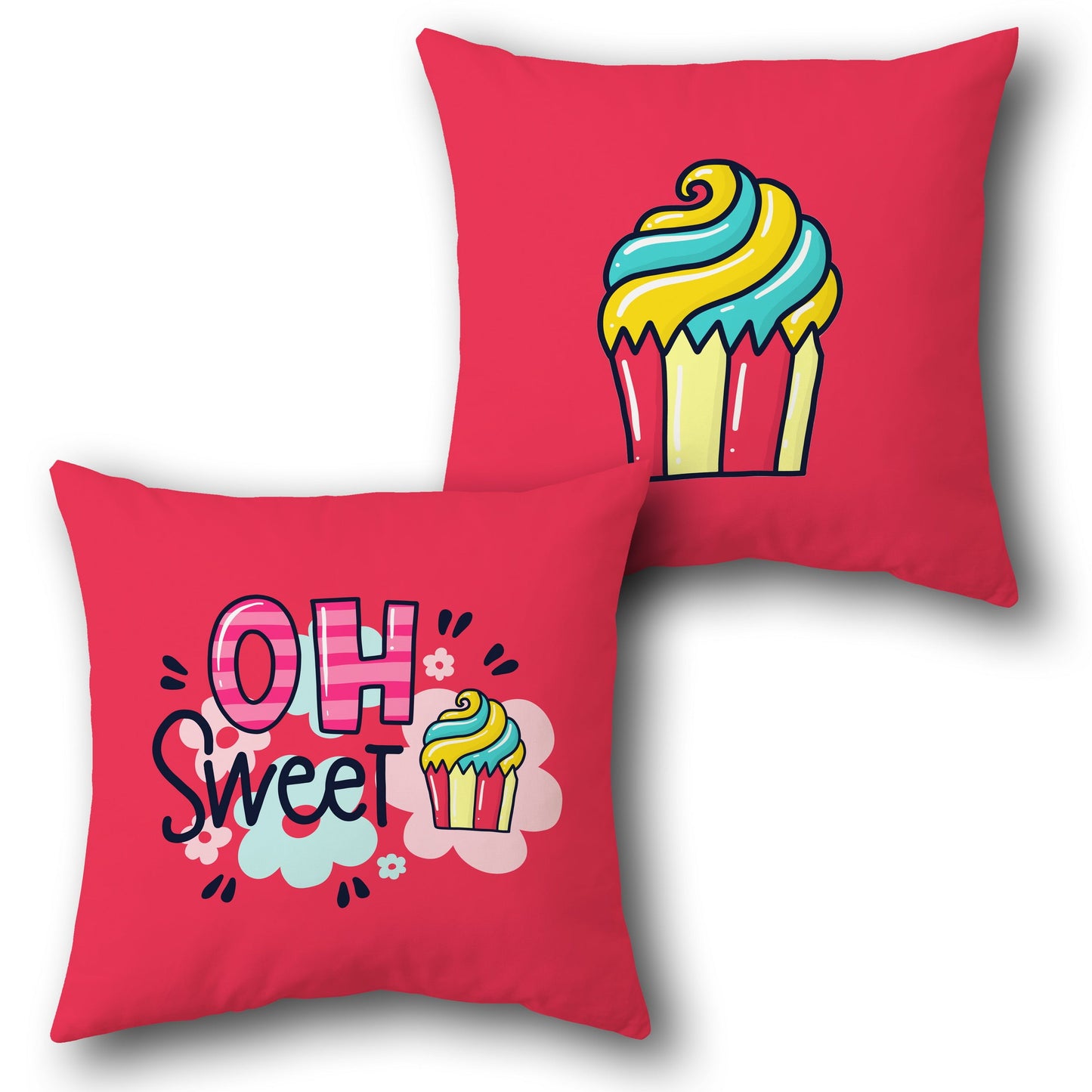 Pineapple Fiesta   Design Cushion Single (Front & Back)