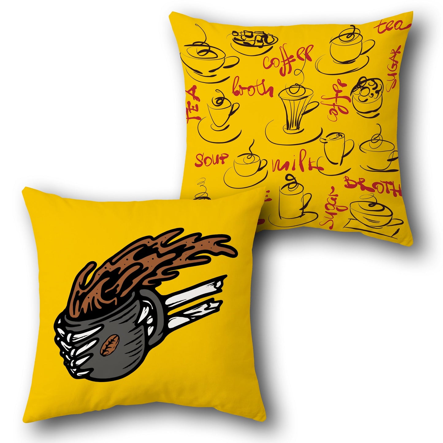 Product Name: Spooky Brew  Design Cushion Single (Front & Back)