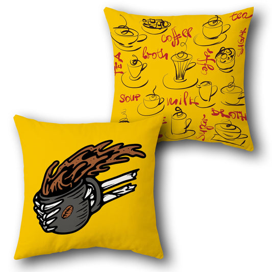 Product Name: Spooky Brew  Design Cushion Single (Front & Back)