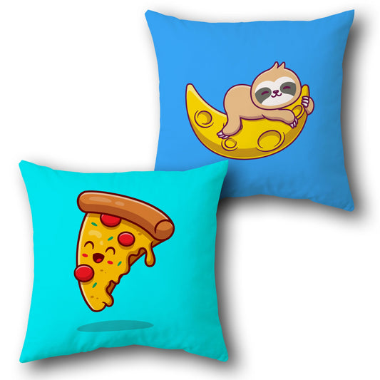 Snack & Snooze   Design Cushion Single (Front & Back)