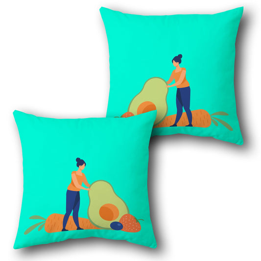 AVOCADO MOMENT  Design Cushion Single (Front & Back)