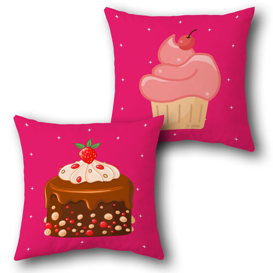 SWEET TREAT  Design Cushion Single (Front & Back)
