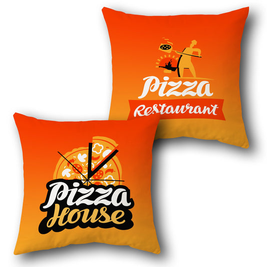 Pizza House & Restaurant  Design Cushion Single (Front & Back)