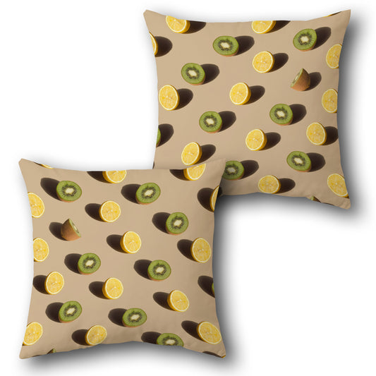 Citrus Kiwi Pop Art  Design Cushion Single (Front & Back)