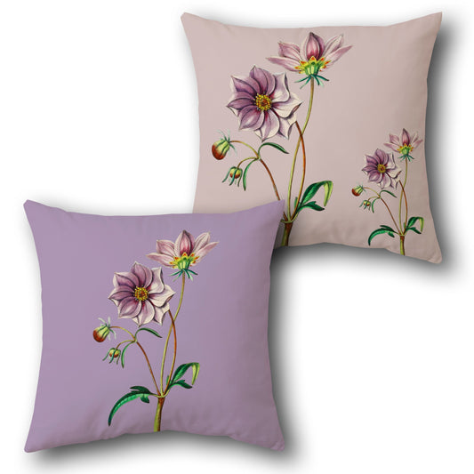 Vintage Floral Throw  Design Cushion Single (Front & Back)