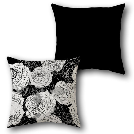 Pink Blossom Throw   Design Cushion Single (Front & Back)