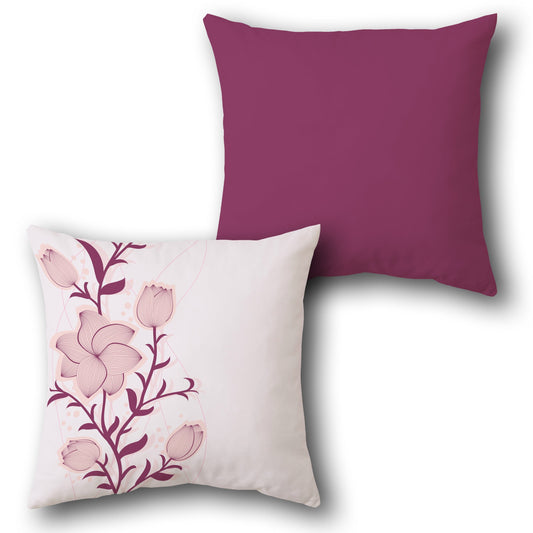 Tulip Vine  Design Cushion Single (Front & Back)