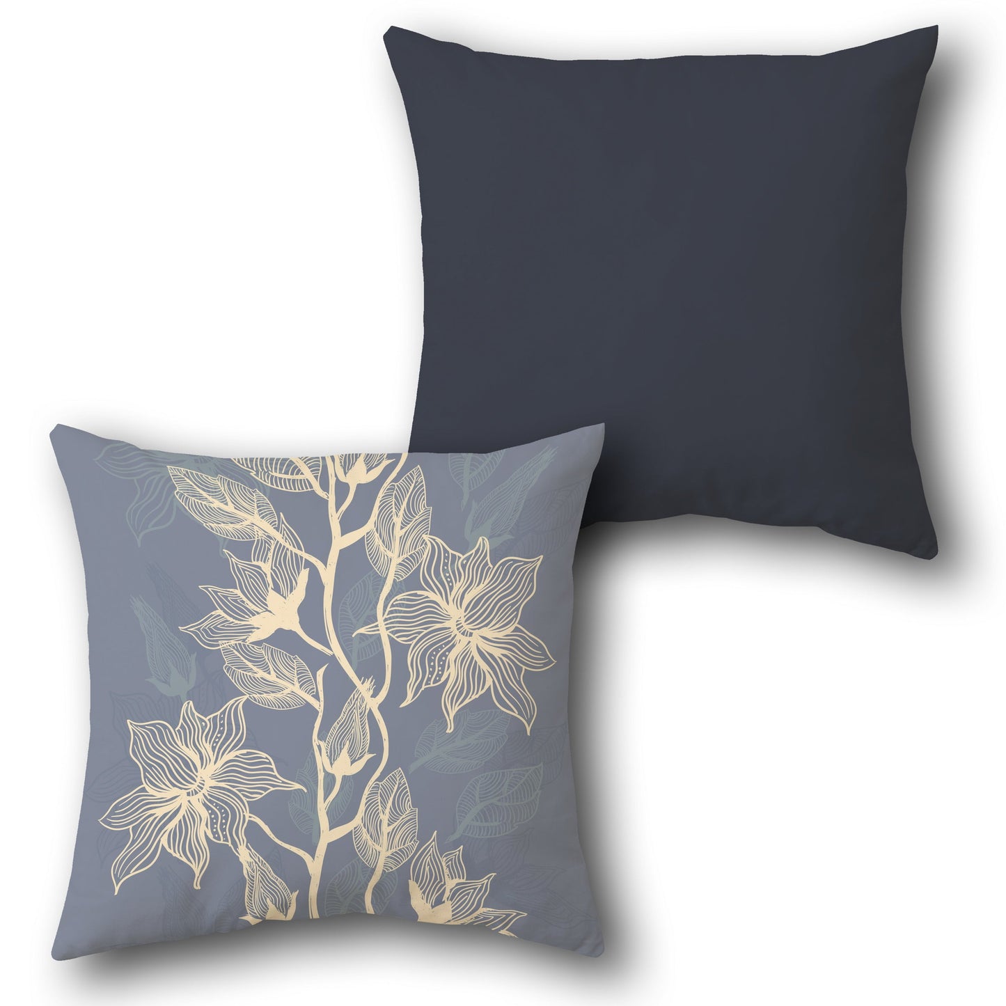 Floral Part Elegance Design Cushion Single (Front & Back)