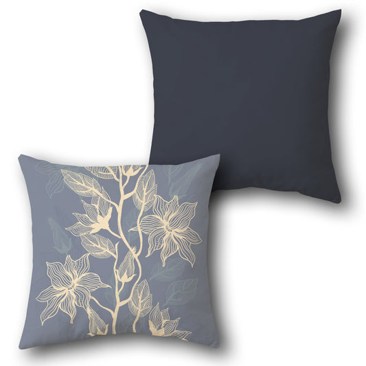 Floral Part Elegance Design Cushion Single (Front & Back)