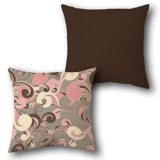 Swirl Harmony  Design Cushion Single (Front & Back)