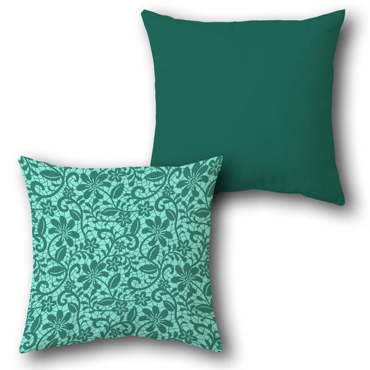 Lace Blossom  Design Cushion Single (Front & Back)
