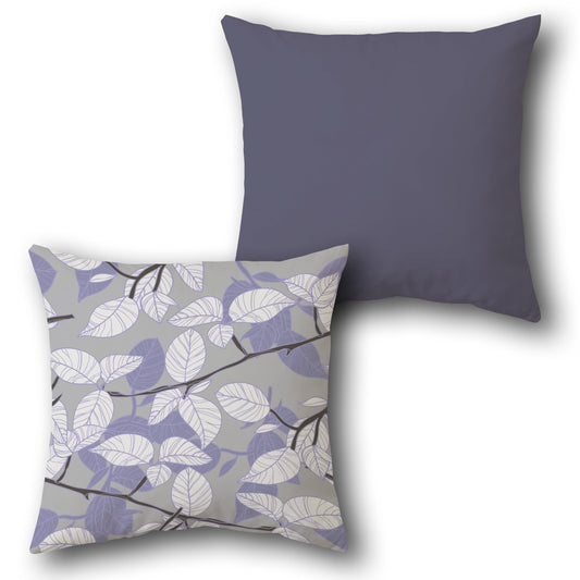 Watercolor Leaf Pattern Decorative   Design Cushion Single (Front & Back)