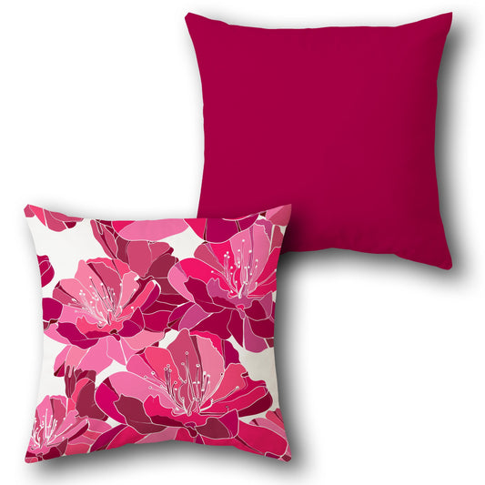 Pink Blossom  Design Cushion Single (Front & Back)