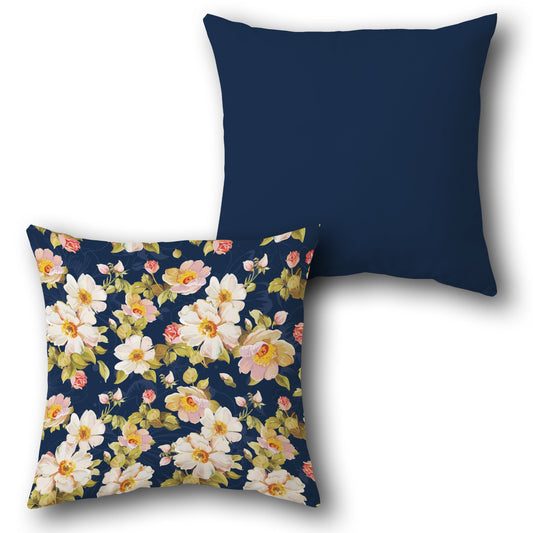 Retro Floral  Design Cushion Single (Front & Back)