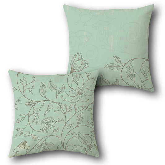 Watercolor Peony  Design Cushion Single (Front & Back)