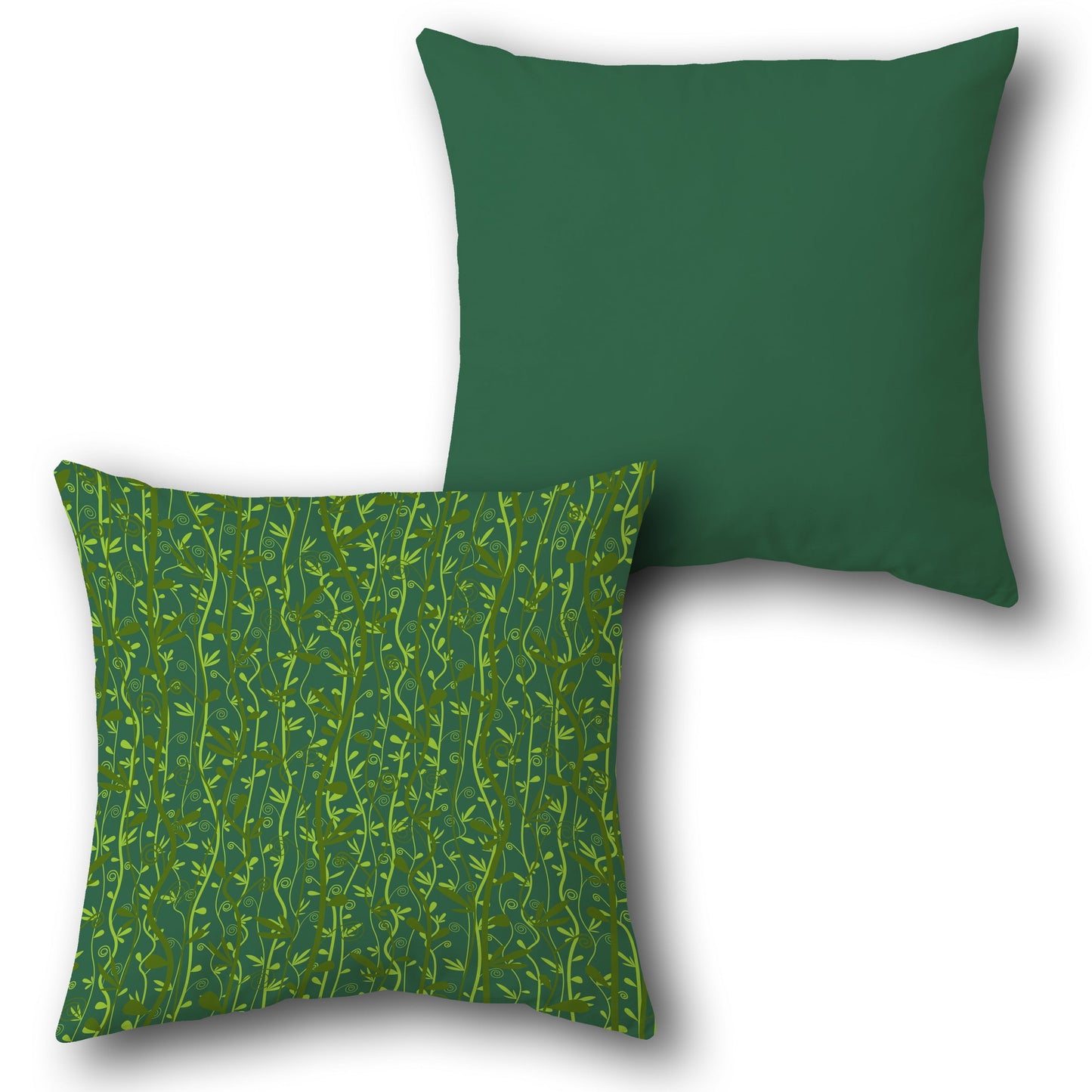 Minimalist Leaf  Design Cushion Single (Front & Back)