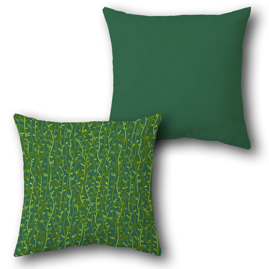 Minimalist Leaf  Design Cushion Single (Front & Back)