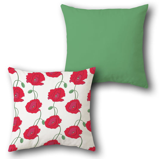 Mixed Floral Reversible  Design Cushion Single (Front & Back)