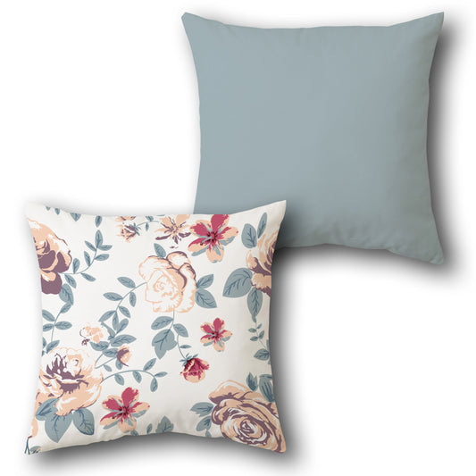 Cottage Rose   Design Cushion Single (Front & Back)