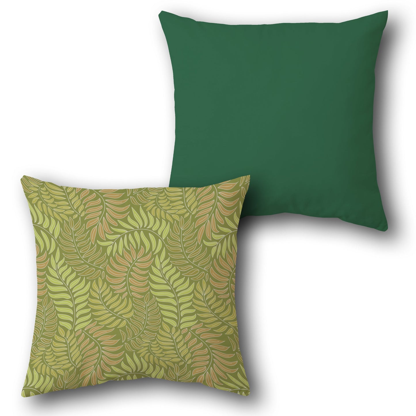 Fern Forest   Design Cushion Single (Front & Back)