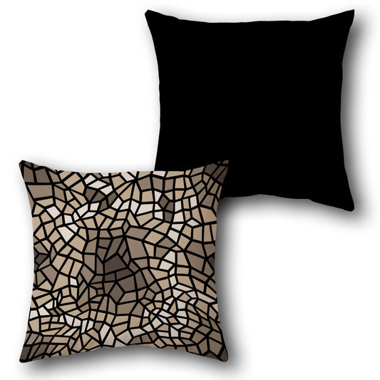 Mosaic Earth   Design Cushion Single (Front & Back)