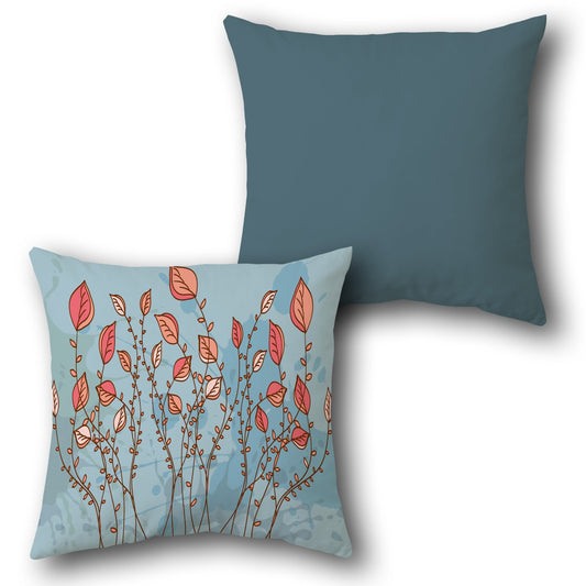 Delicate Branches  Design Cushion Single (Front & Back)