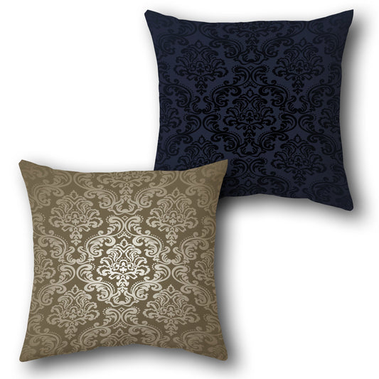 Ornate Damask  Design Cushion Single (Front & Back)