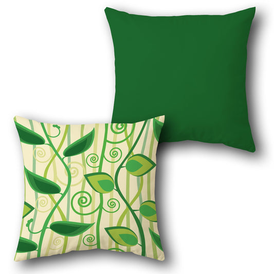 Forest Vine  Design Cushion Single (Front & Back)