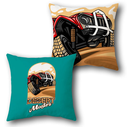 Desert Monster Off-Road  Design Cushion Single (Front & Back)
